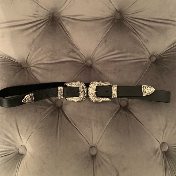 B-low the Belt Bri Bri Double Buckle Belt - Picture 1 of 2